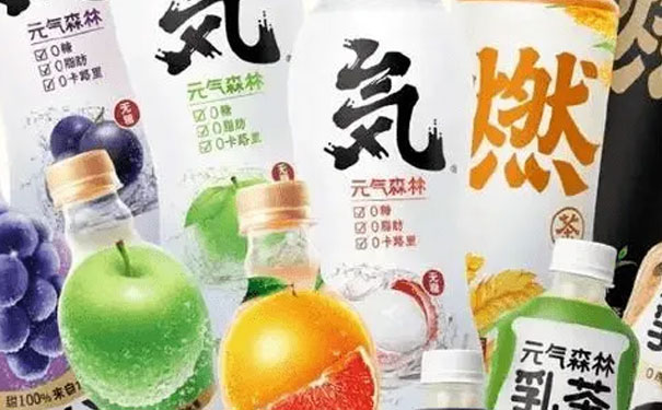 元气森林×李宁推出特别版定制罐气泡水